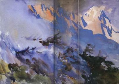 John Singer Sargent Mountain Fire (mk18) china oil painting image